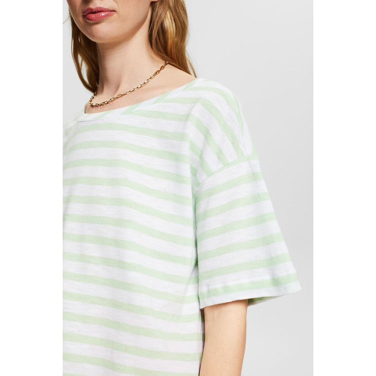 CAMISETA CON DISEÑO DE RAYAS MUJER ESPRIT