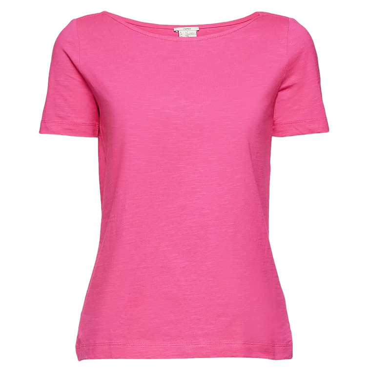 CAMISETA CON CUELLO BARCO MUJER ESPRIT