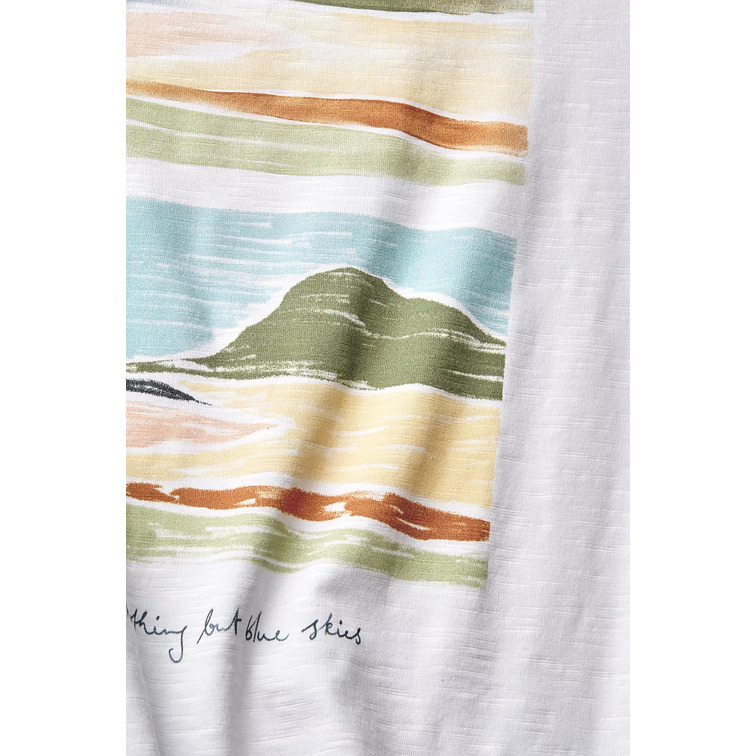 CAMISETA ESTAMPADA CON CUELLO BARCO MUJER ESPRIT