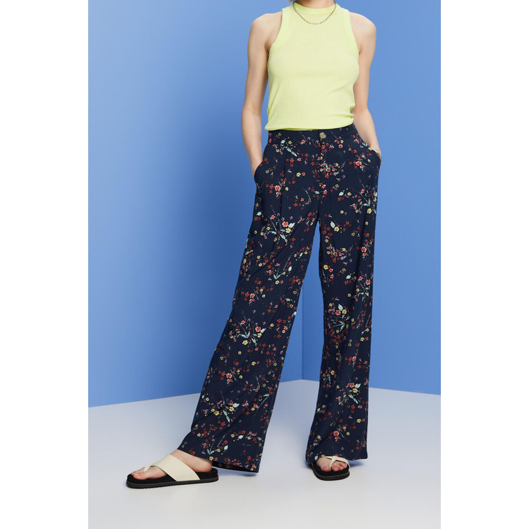 PANTALÓN DE PERNERA ANCHA MUJER ESPRIT