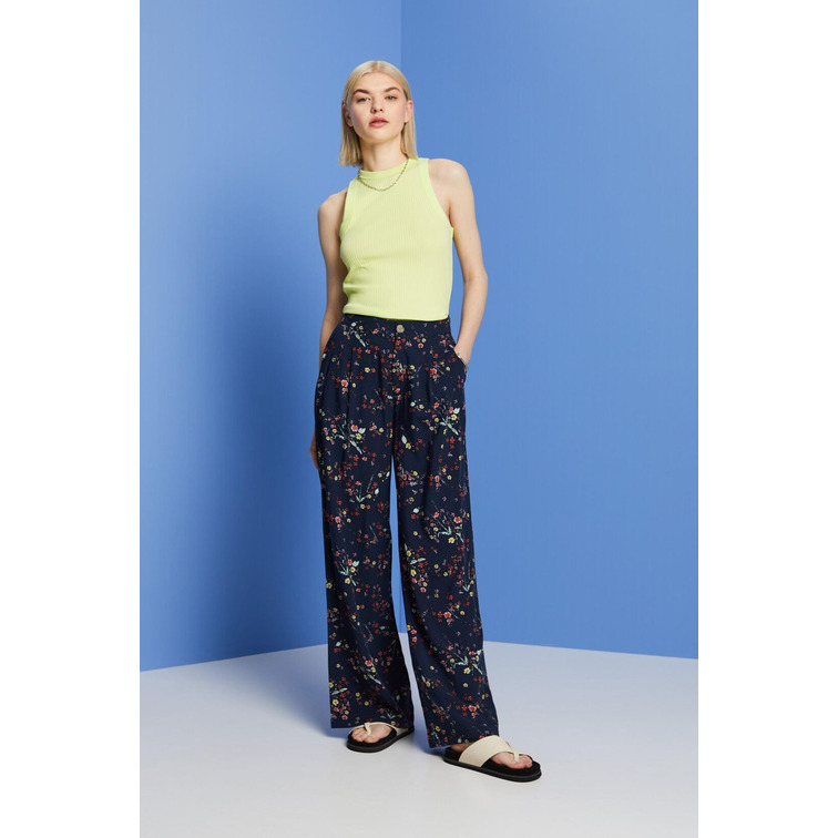 PANTALÓN DE PERNERA ANCHA MUJER ESPRIT