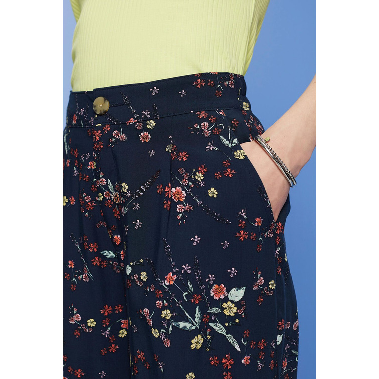 PANTALÓN DE PERNERA ANCHA MUJER ESPRIT