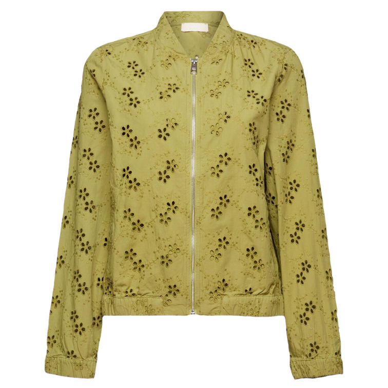 CAZADORA BOMBER DE ENCAJE MUJER ESPRIT