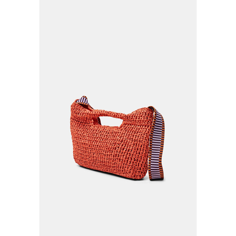 BOLSO BANDOLERA DE RAFIA MUJER ESPRIT