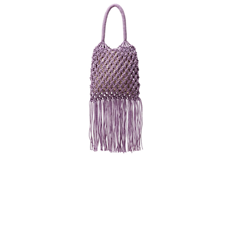 BOLSO DE CROCHET CON FLECOS MUJER ESPRIT