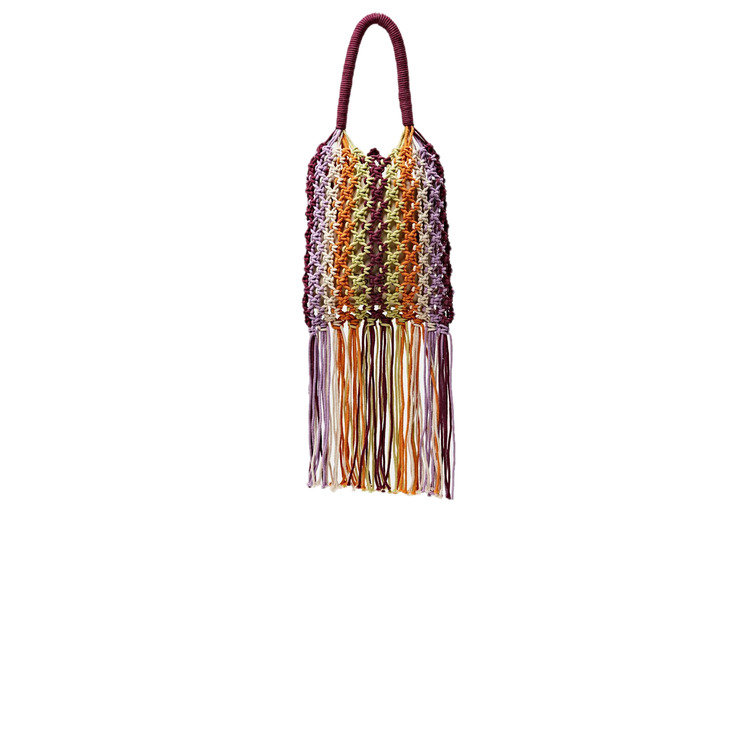 BOLSO DE CROCHET CON FLECOS MUJER ESPRIT