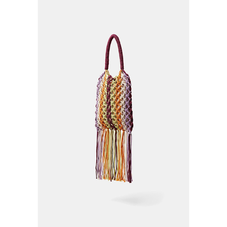 BOLSO DE CROCHET CON FLECOS MUJER ESPRIT