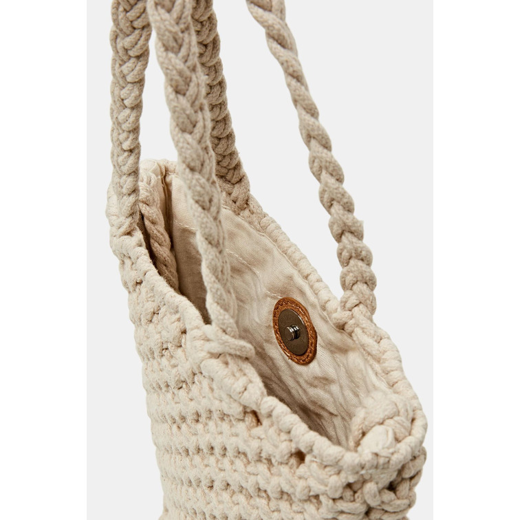 BOLSO TOTE PEQUEÑO DE CROCHET MUJER ESPRIT