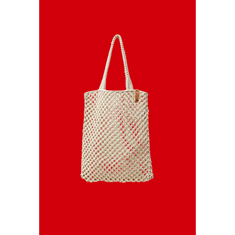 BOLSO SHOPPER DE CROCHET MUJER ESPRIT
