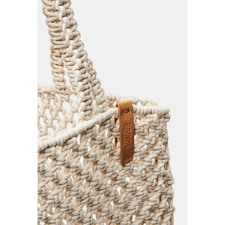 BOLSO SHOPPER DE CROCHET MUJER ESPRIT