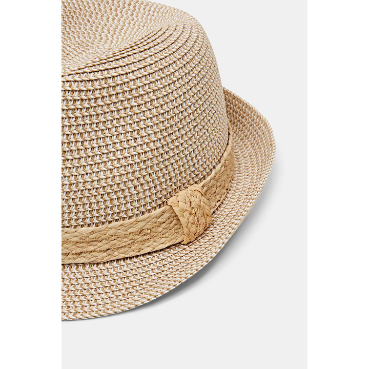 SOMBRERO DE RAFIA CON CINTA TRENZADA MUJER ESPRIT