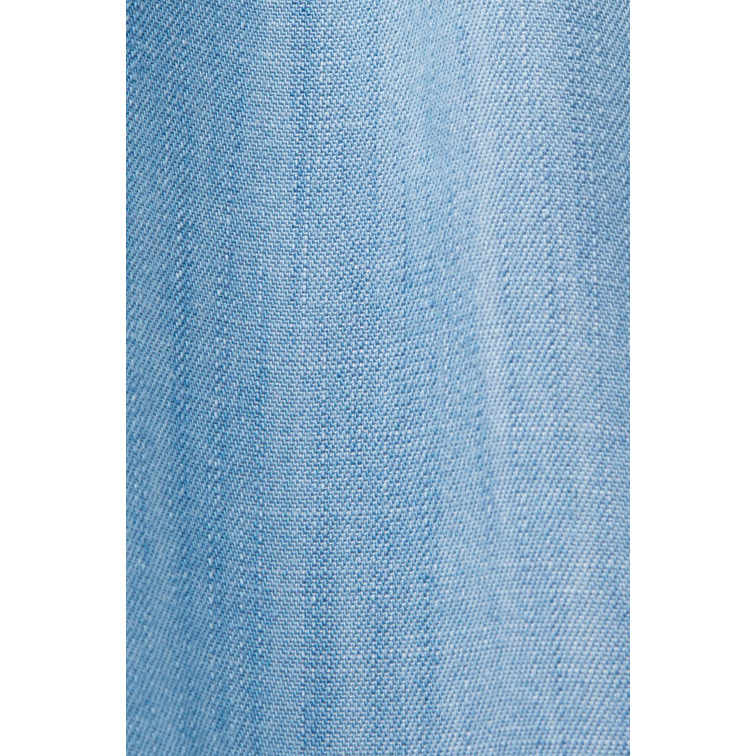 PANTALÓN DE PERNERA ANCHA CON LAZADA MUJER ESPRIT