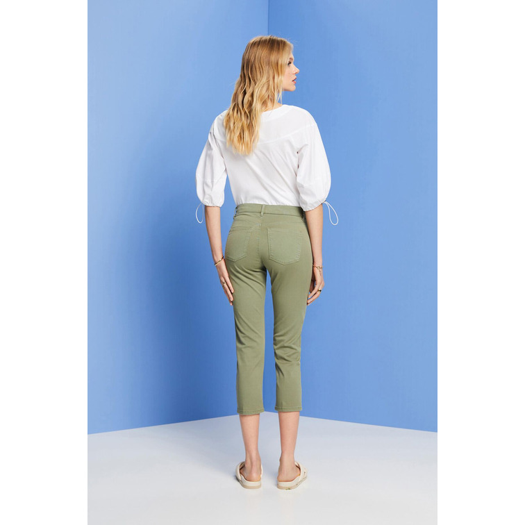 PANTALÓN CAPRI EN ALGODÓN ECOLÓGICO MUJER ESPRIT