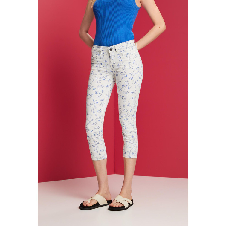 PANTALÓN CAPRI ESTAMPADO MUJER ESPRIT