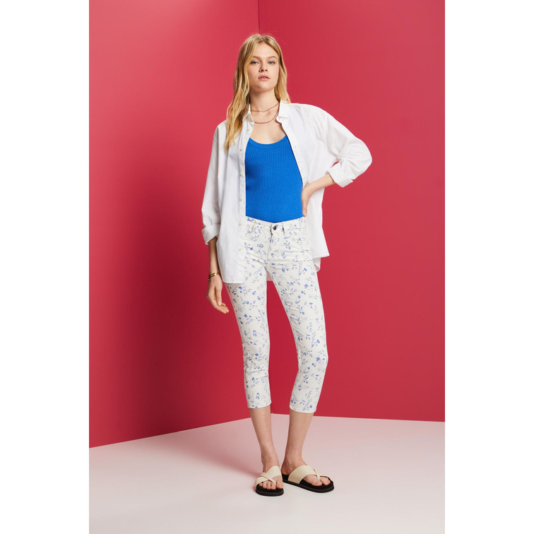 PANTALÓN CAPRI ESTAMPADO MUJER ESPRIT
