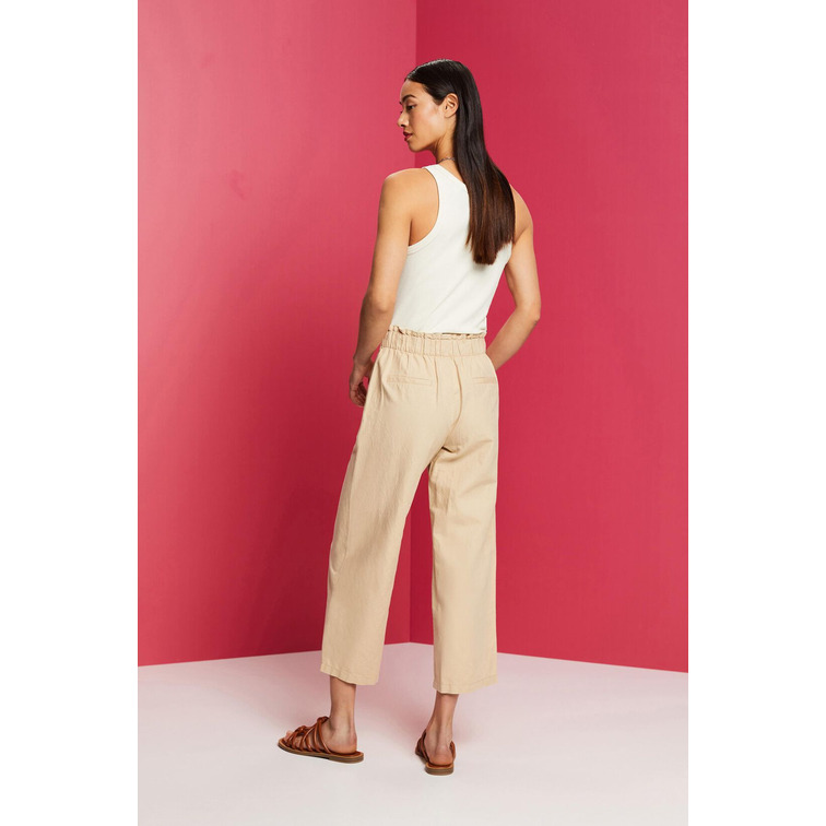 PANTALÓN CULOTTE CON LAZADA MUJER ESPRIT