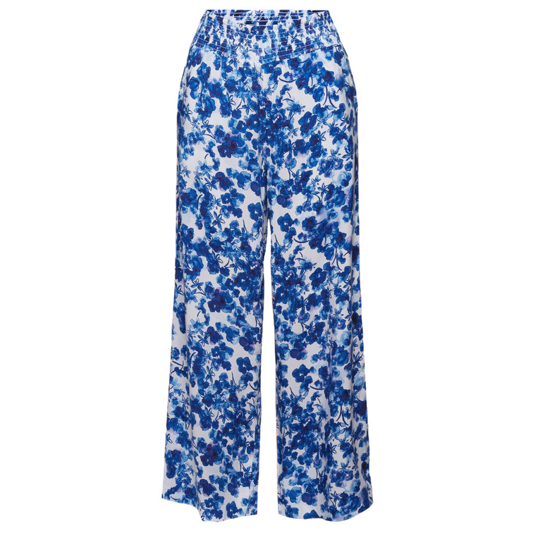 PANTALÓN ANCHO ESTAMPADO MUJER ESPRIT