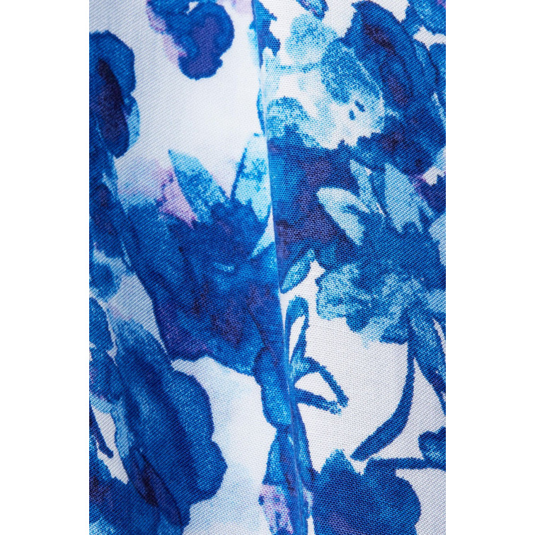PANTALÓN ANCHO ESTAMPADO MUJER ESPRIT