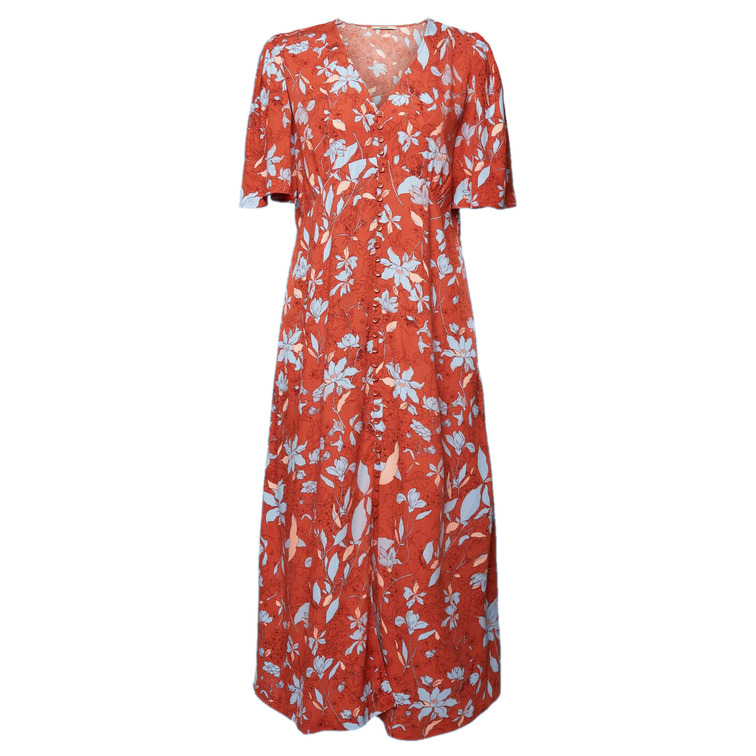 VESTIDO MIDI CON ESTAMPADO ALLOVER MUJER ESPRIT