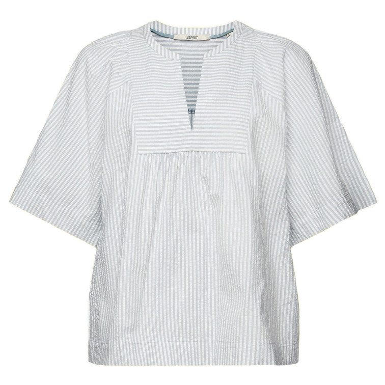 BLUSA CON ESTAMPADO A RAYAS MUJER ESPRIT