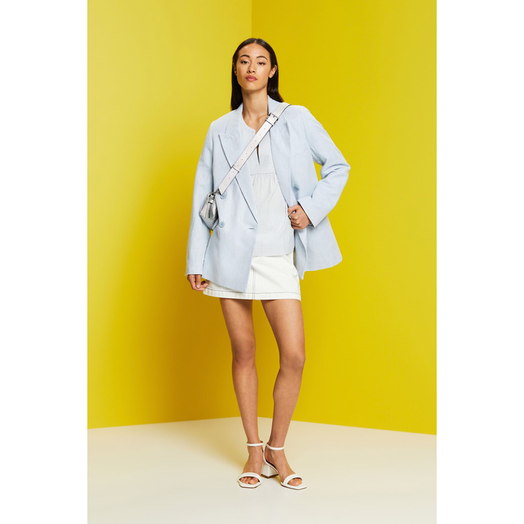 BLUSA CON ESTAMPADO A RAYAS MUJER ESPRIT