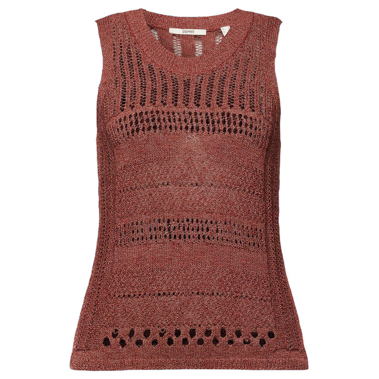 JERSEY DE PUNTO MOULINÉ SIN MANGAS MUJER ESPRIT