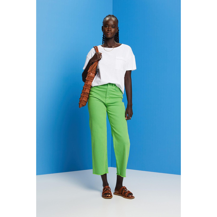 CAMISETA CON CINTAS DE ENCAJE MUJER ESPRIT