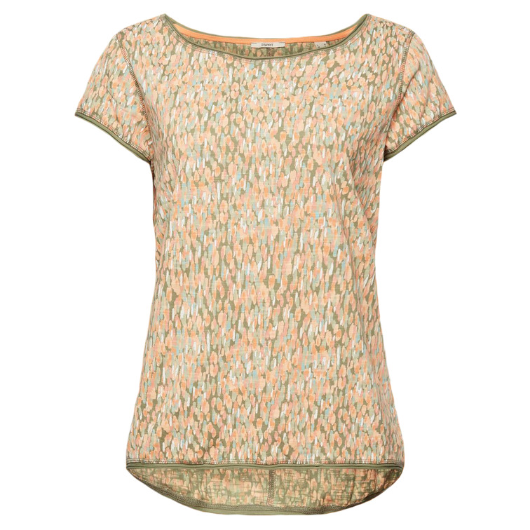 CAMISETA CON ESTAMPADO ALLOVER MUJER ESPRIT