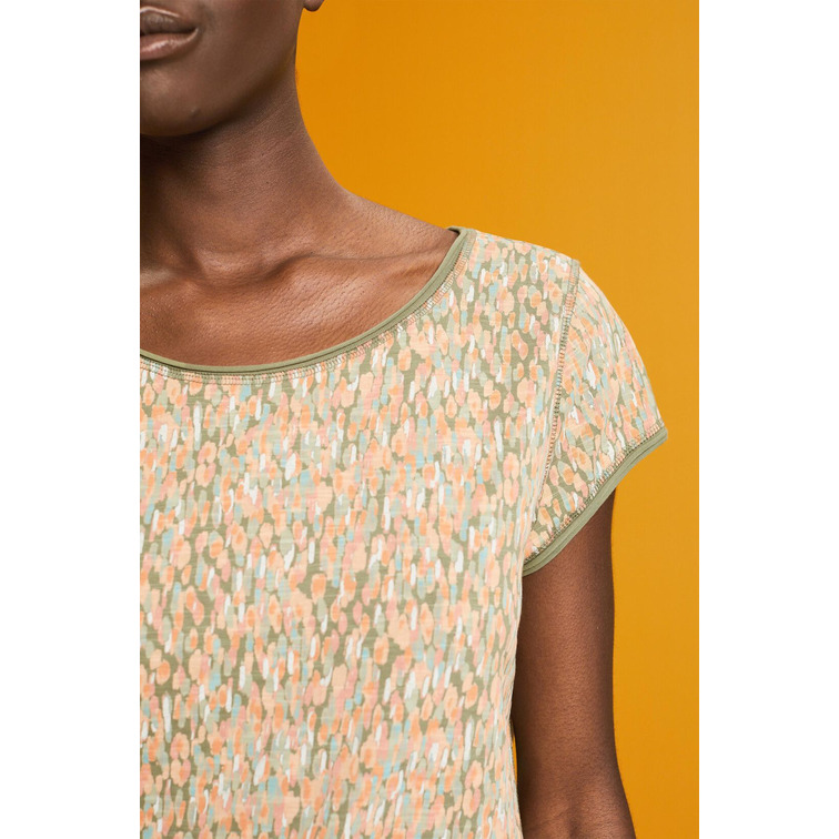 CAMISETA CON ESTAMPADO ALLOVER MUJER ESPRIT