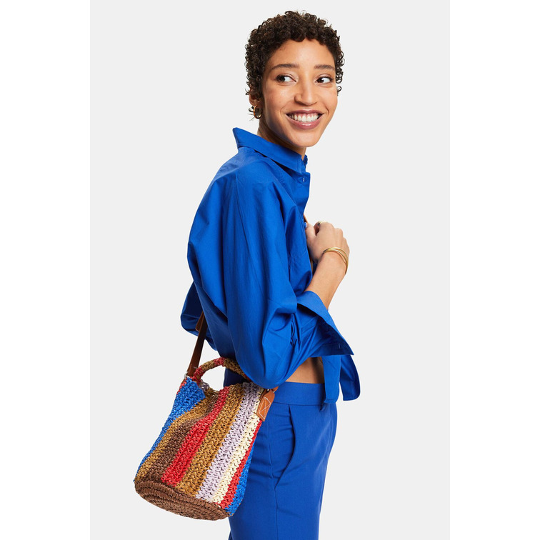 BOLSO BANDOLERA DE PAJA MUJER ESPRIT