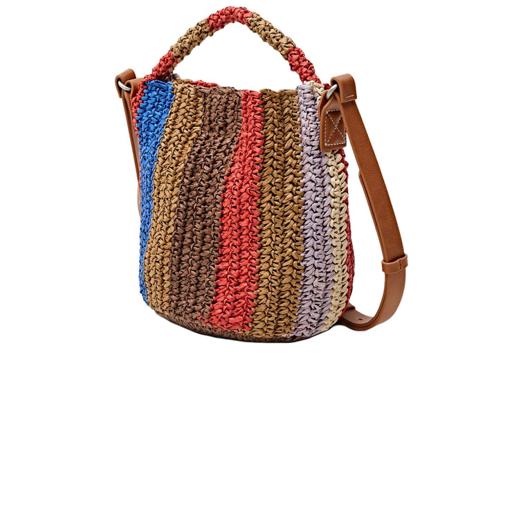 BOLSO BANDOLERA DE PAJA MUJER ESPRIT