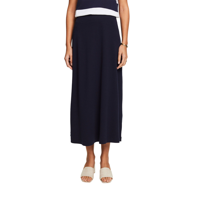 FALDA MIDI EN TEJIDO JERSEY MUJER ESPRIT