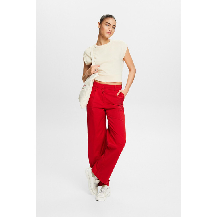 JERSEY DE CUELLO REDONDO SIN MANGAS MUJER ESPRIT