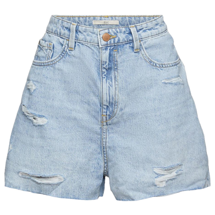 SHORT VAQUERO CON EFECTOS ROTOS MUJER ESPRIT