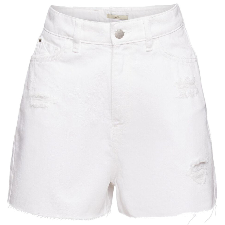SHORT VAQUERO CON EFECTOS ROTOS MUJER ESPRIT