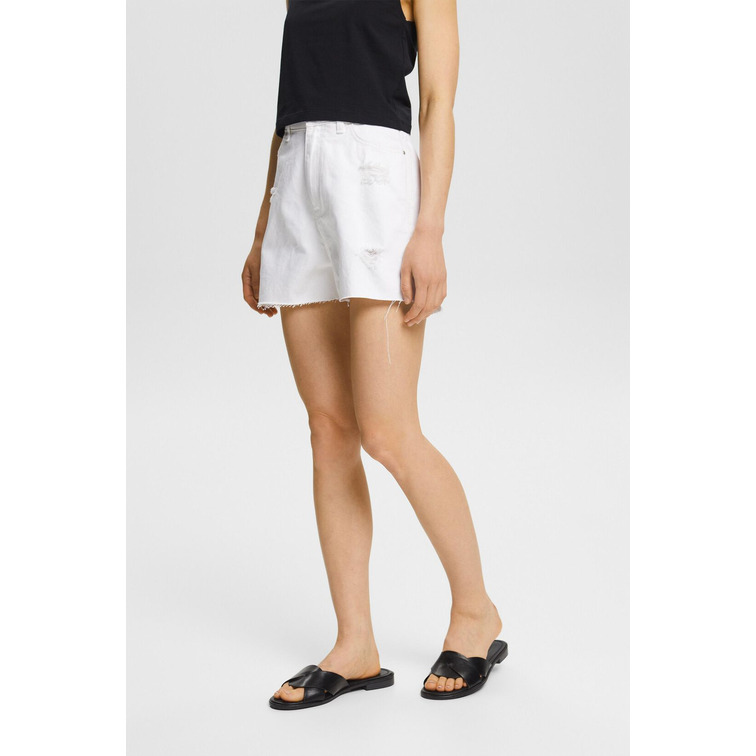 SHORT VAQUERO CON EFECTOS ROTOS MUJER ESPRIT