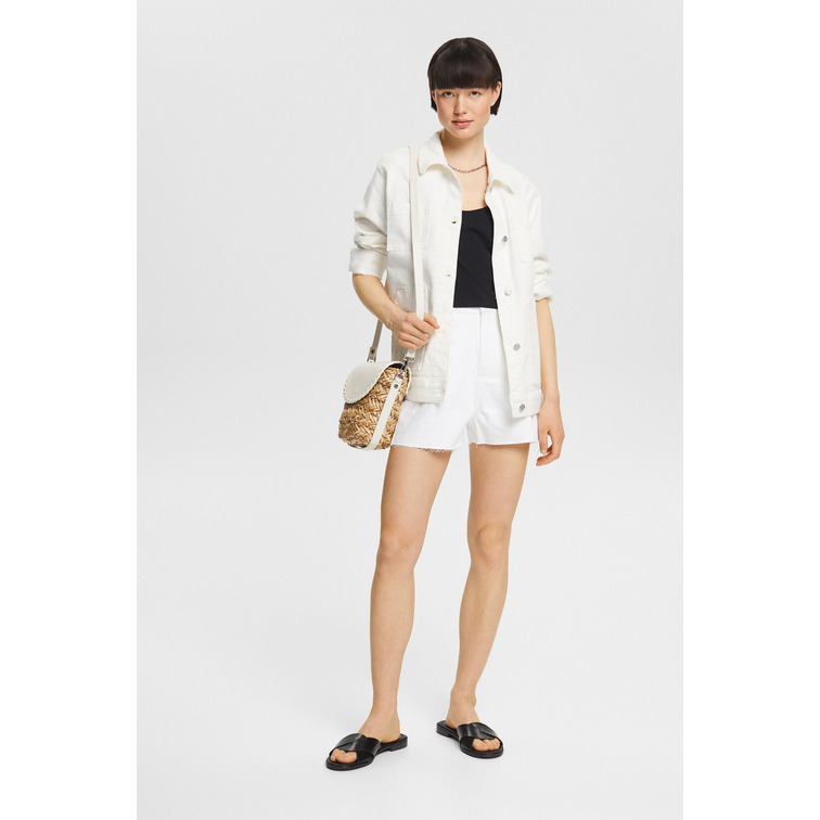SHORT VAQUERO CON EFECTOS ROTOS MUJER ESPRIT