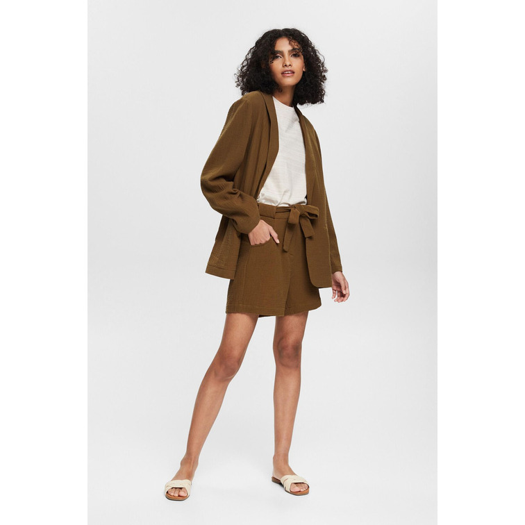 SHORTS CON EFECTO ARRUGADO MUJER ESPRIT