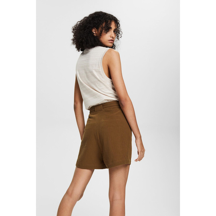 SHORTS CON EFECTO ARRUGADO MUJER ESPRIT
