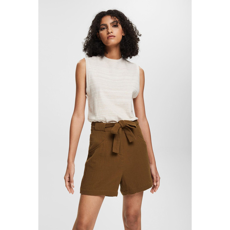 SHORTS CON EFECTO ARRUGADO MUJER ESPRIT
