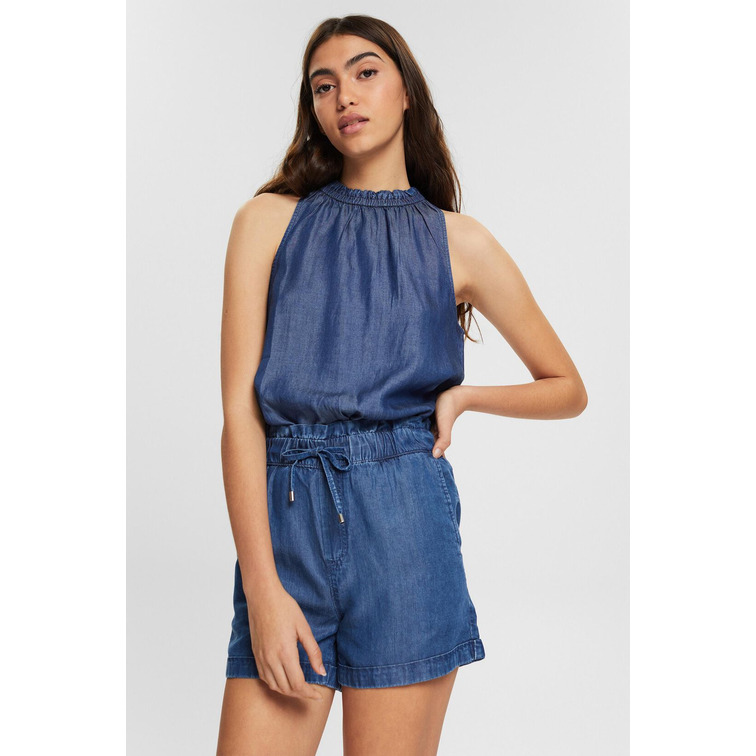 SHORT VAQUERO EN TENCEL MUJER ESPRIT