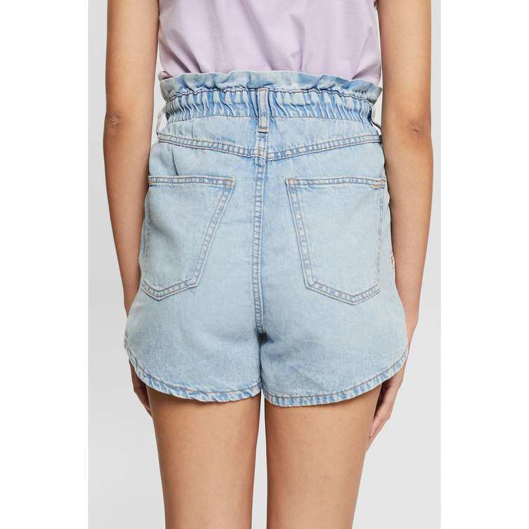 SHORT ELÁSTICO CINTURA PAPER BAG MUJER ESPRIT