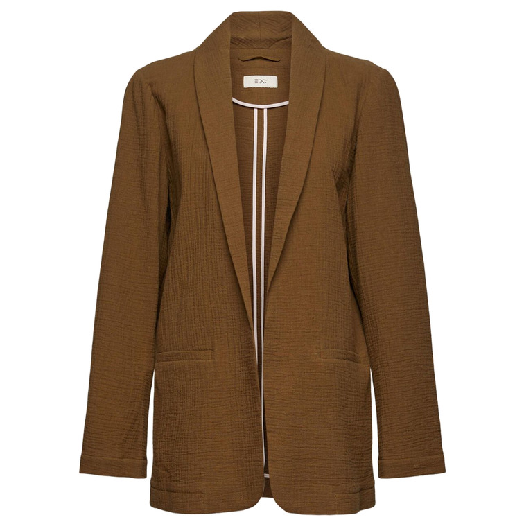 BLAZER SIN FORRO CON EFECTO ARRUGADO MUJER ESPRIT