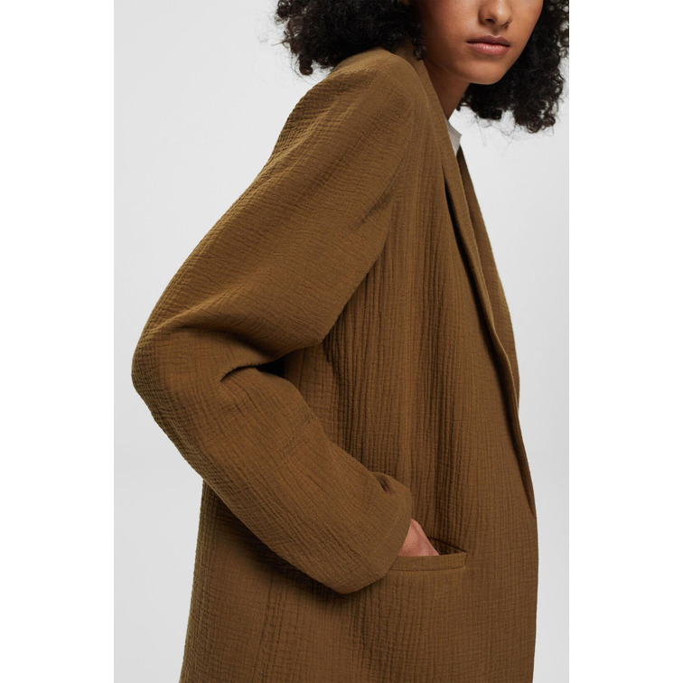 BLAZER SIN FORRO CON EFECTO ARRUGADO MUJER ESPRIT