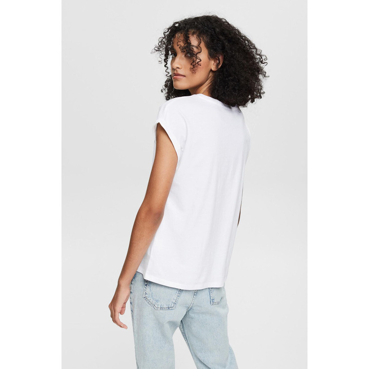 CAMISETA CON ESTAMPADO FRONTAL MUJER ESPRIT