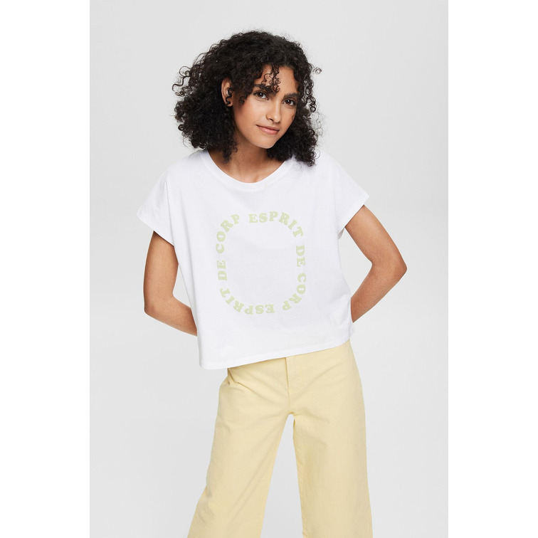 CAMISETA CON LOGO ESTAMPADO MUJER ESPRIT