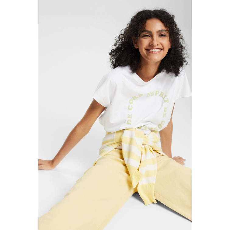 CAMISETA CON LOGO ESTAMPADO MUJER ESPRIT