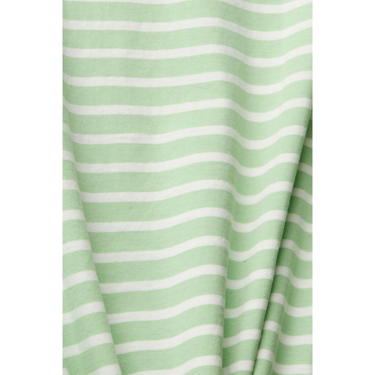 CAMISETA A RAYAS CON LOGO BORDADO MUJER ESPRIT