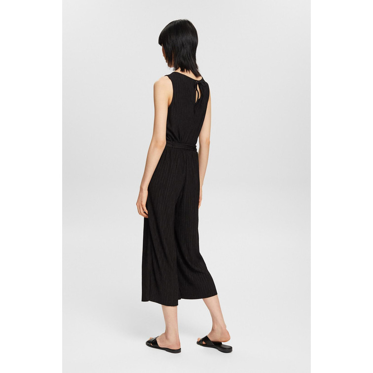 PANTALÓN ANCHO CON ACABADO ARRUGADO MUJER ESPRIT