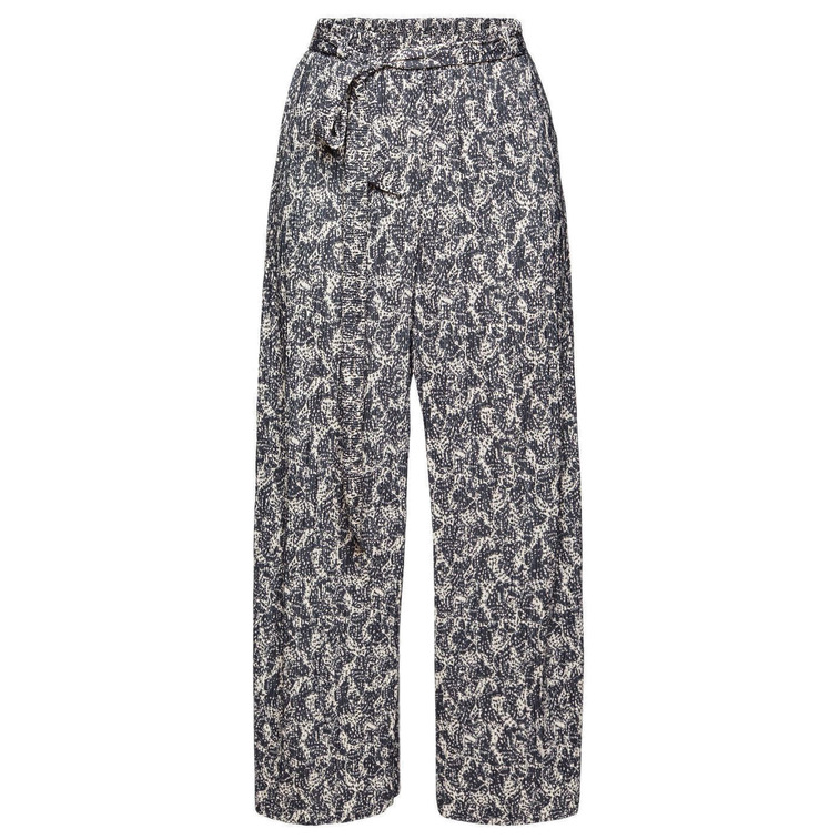 PANTALÓN ESTAMPADO CON EFECTO ARRUGADO MUJER ESPRIT